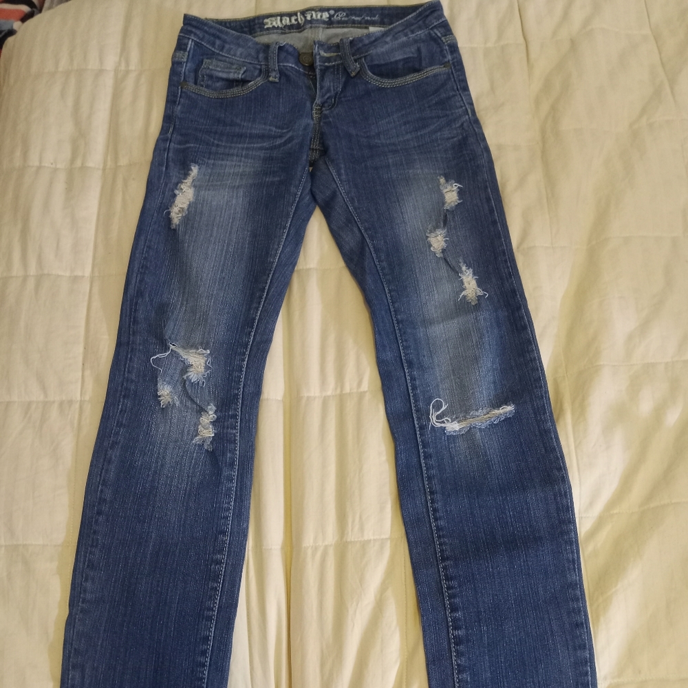 Machine skinny jeans